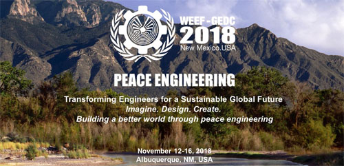 En este momento estás viendo ‘Ingeniería para la Paz’: tema central en la conferencia WEEF-GEDC 2018