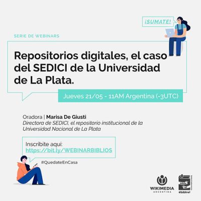 Webinar sobre repositorios digitales: el caso del SEDICI de la Universidad Nacional de la Plata