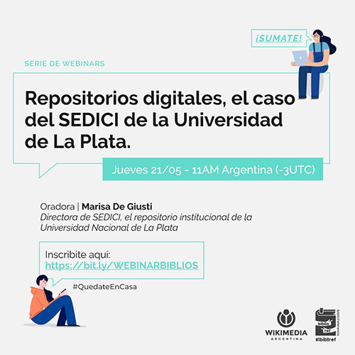 En este momento estás viendo Webinar sobre repositorios digitales: el caso del SEDICI de la Universidad Nacional de la Plata