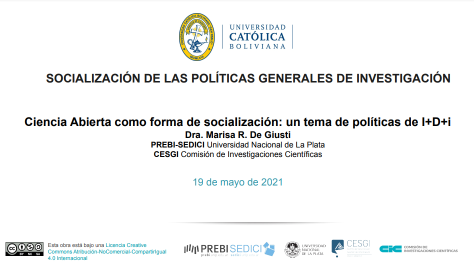 Lee más sobre el artículo La presidente de ISTEC analizó la ciencia abierta como forma de socialización en un webinar organizado por la Universidad Católica Boliviana “San Pablo”