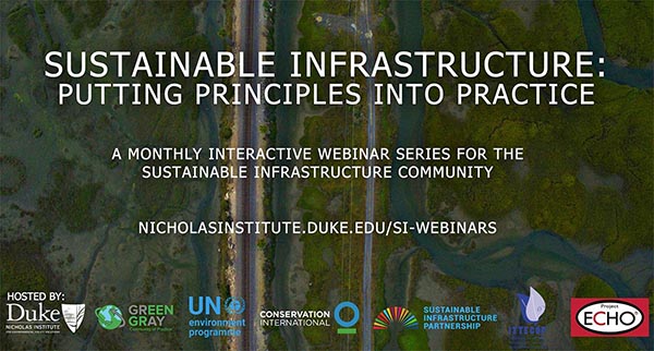 Lee más sobre el artículo Seminario online analizará buenas prácticas para infraestructura sostenible