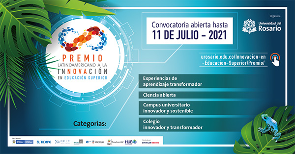 Lee más sobre el artículo Se extiende la convocatoria para participar Premio Latinoamericano a la Innovación en Educación Superior 2021 hasta el 11 de julio