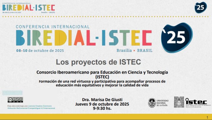 Se presentaron los proyectos que impulsa ISTEC en la región, durante la conferencia internacional BIREDIAL-ISTEC 2025