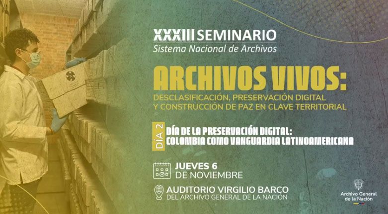 Miguel Ángel Márdero Arellano presentó el libro ‘Formación en preservación digital’ en el XXXIII Seminario del Sistema Nacional de Archivos